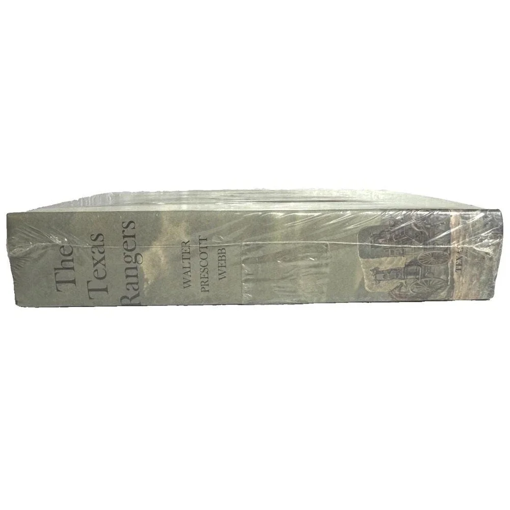 The Texas Rangers Walter by Prescott Webb Vintage Hardcover Shrink Wrapped Mint‎